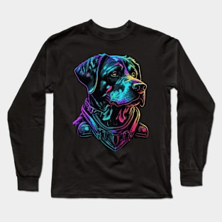 Colorful Dog Long Sleeve T-Shirt